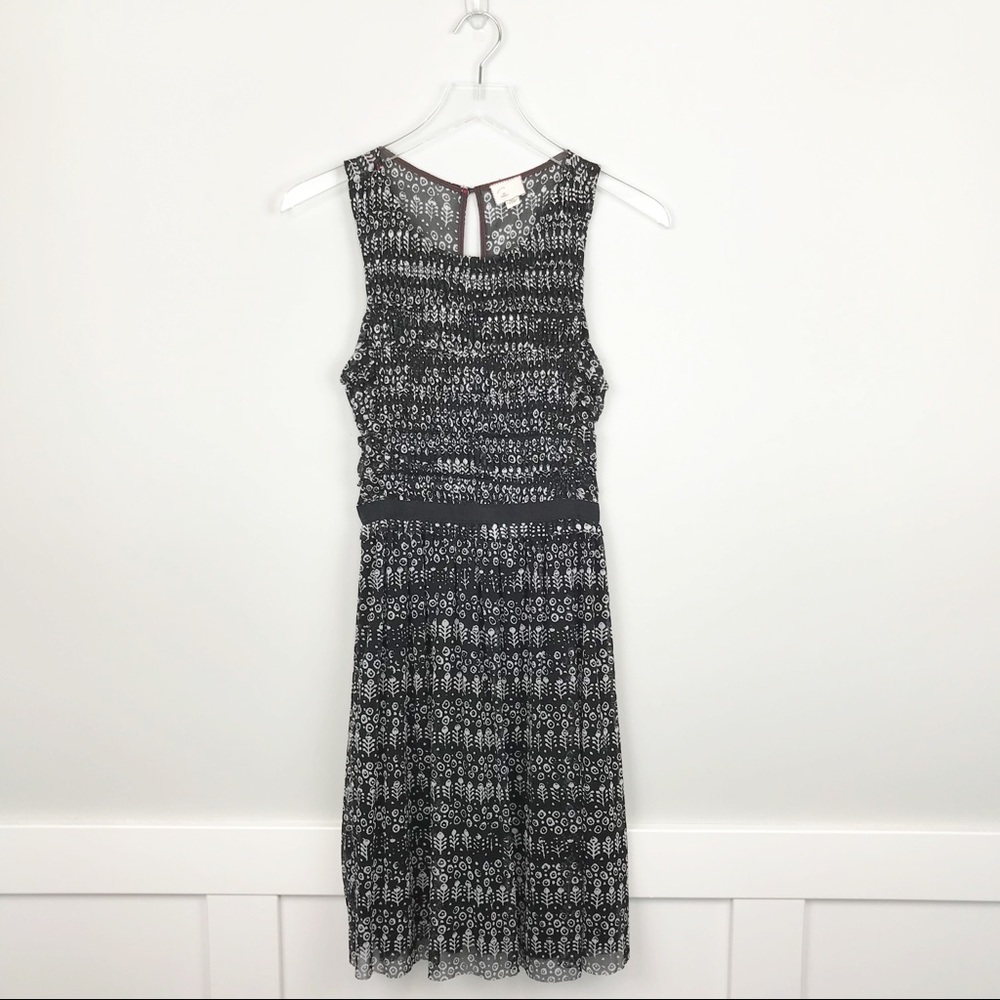 Anthropologie Postmark Black & White Dress XS